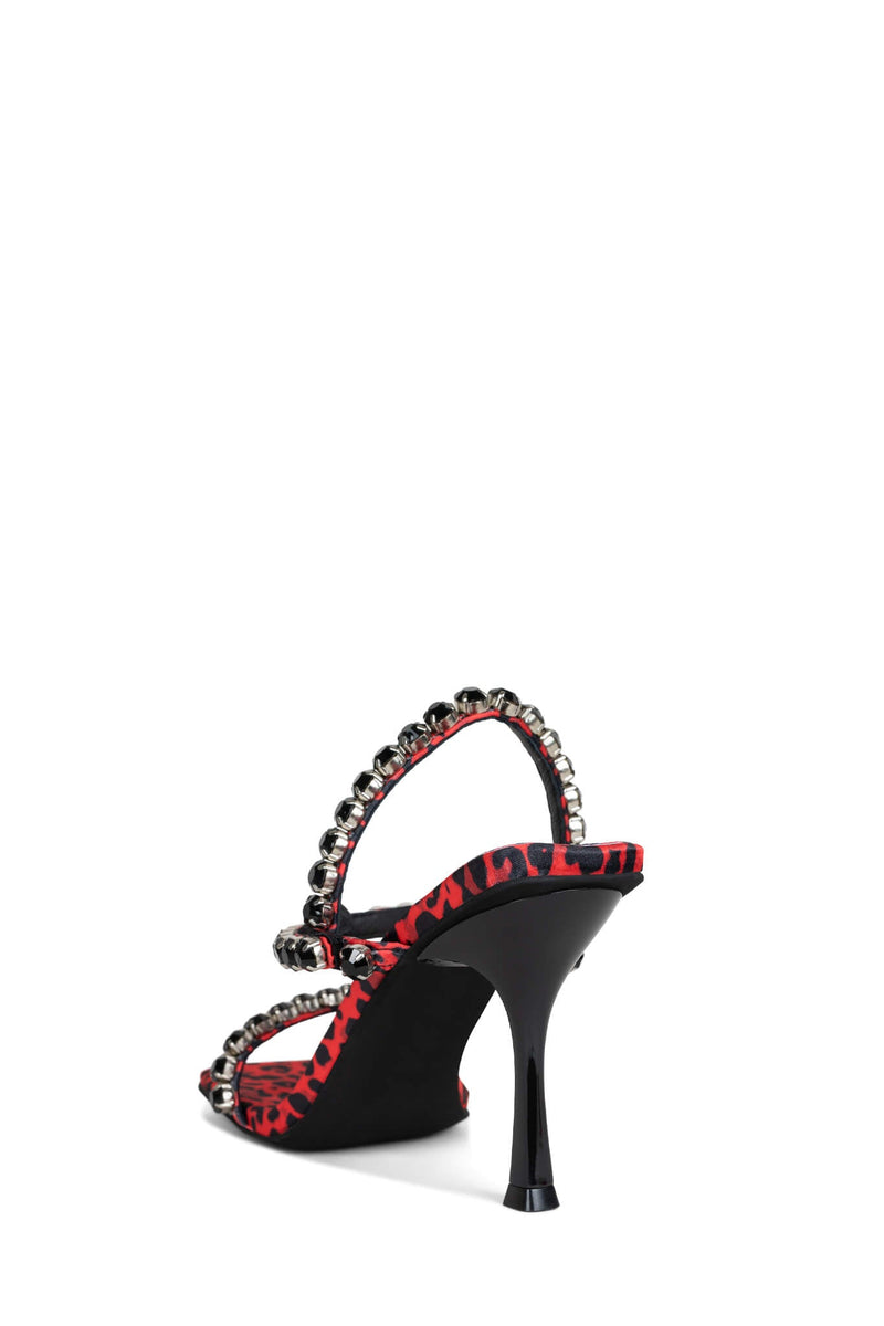 Red Women's Jeffrey Campbell Saints Heels | ALOGQE-907