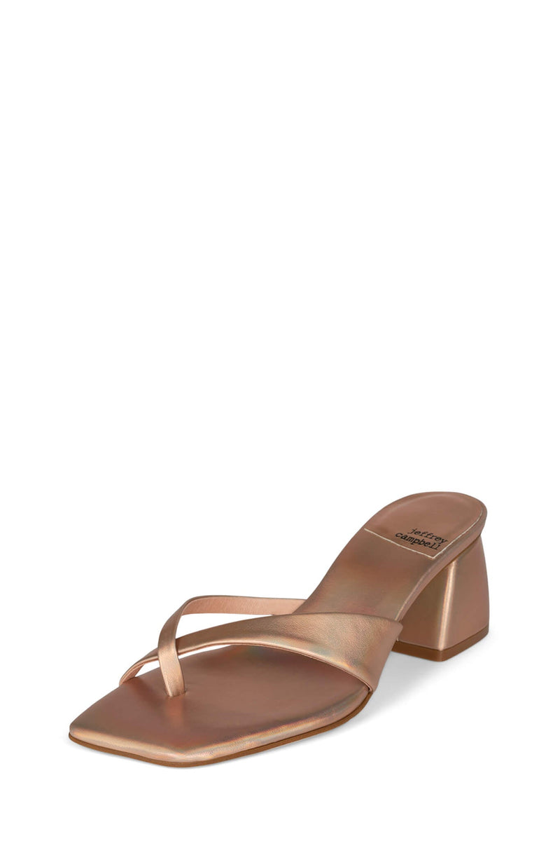 Rose Gold Women's Jeffrey Campbell Euros Heels | XGLDFS-724