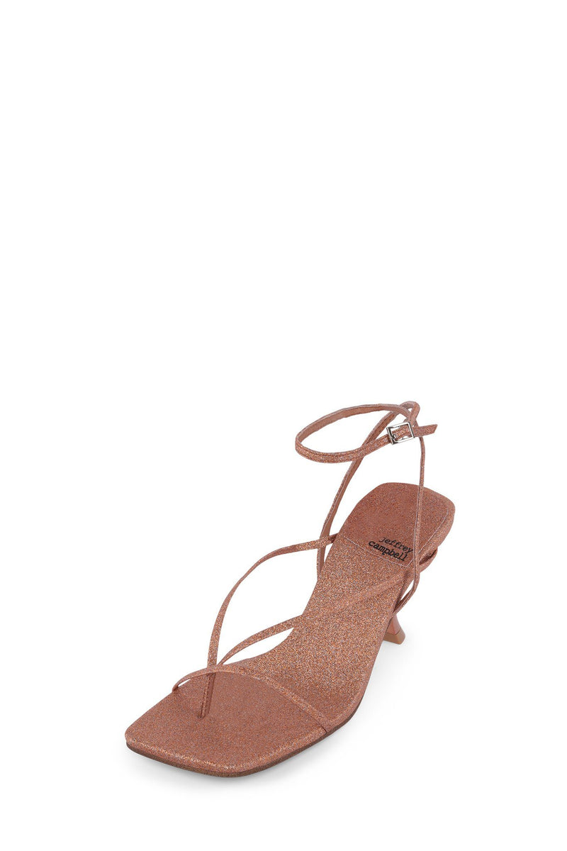 Rose Gold Women's Jeffrey Campbell Fluxx Heels | FRQXKS-278