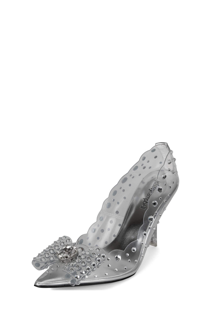 Silver Women's Jeffrey Campbell Fairytale Heels Shoes | NUYEPB-605