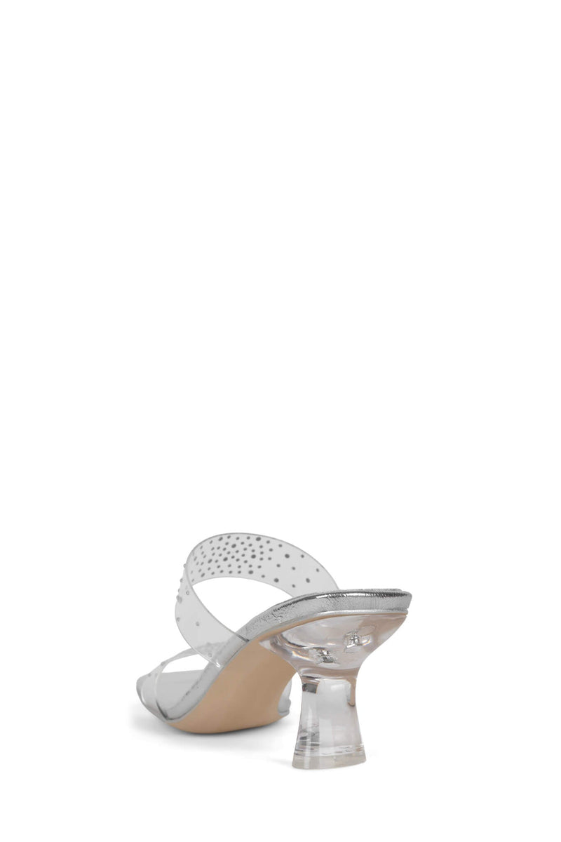 Silver Women's Jeffrey Campbell Medianoche Heels | MXDBRI-438