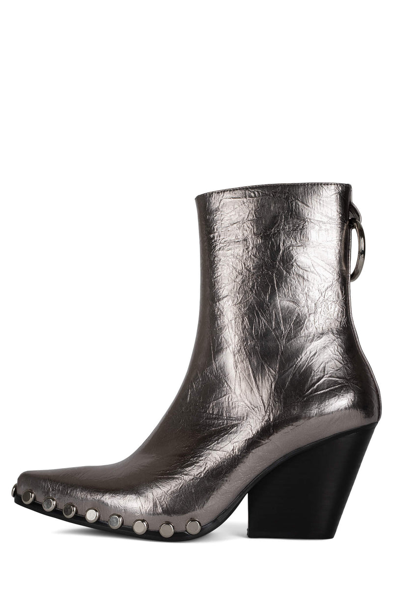 Silver Women\'s Jeffrey Campbell Walton-Sr2 Ankle Boots | TVOSNR-962