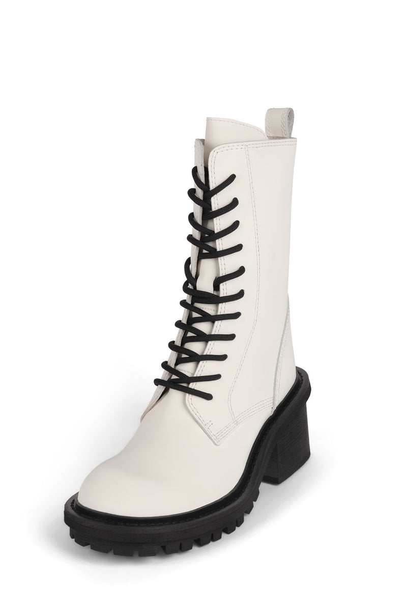 White Women's Jeffrey Campbell Annexed Booties | MJHLDK-925