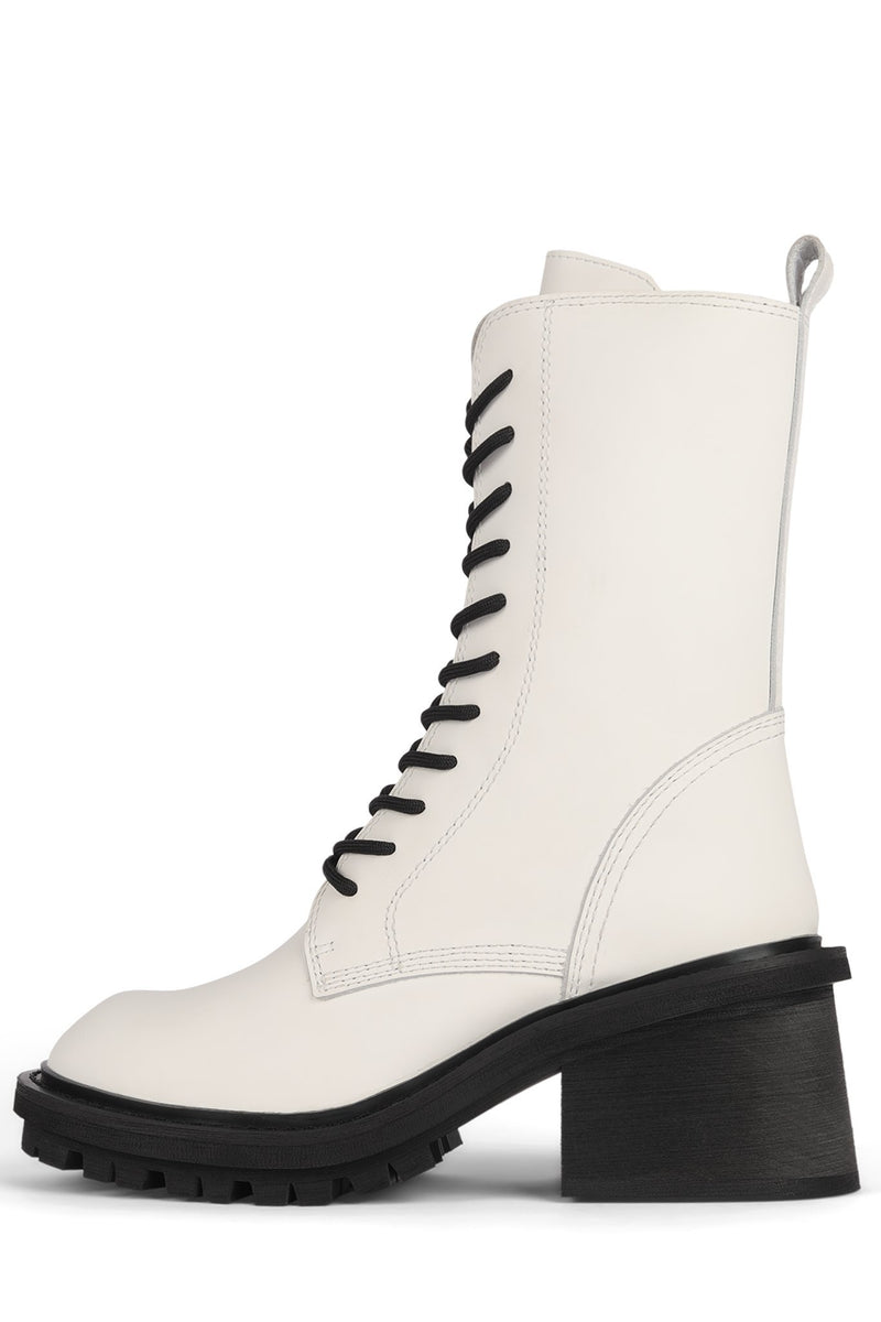 White Women\'s Jeffrey Campbell Annexed Booties | MJHLDK-925