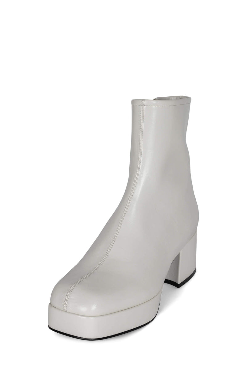 White Women's Jeffrey Campbell Capacity Ankle Boots | GWUKPZ-631