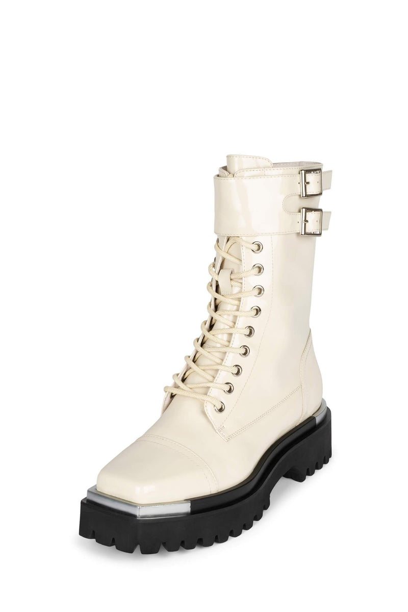 White Women's Jeffrey Campbell Devotes Ankle Boots | FLHZXS-678