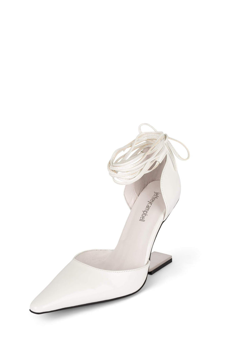 White Women's Jeffrey Campbell Et-Demi-M Heels Shoes | XITCLB-340