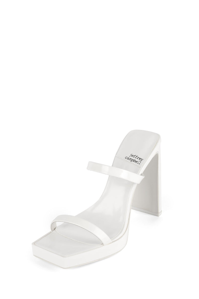 White Women's Jeffrey Campbell Hustler Heels | RFJING-578