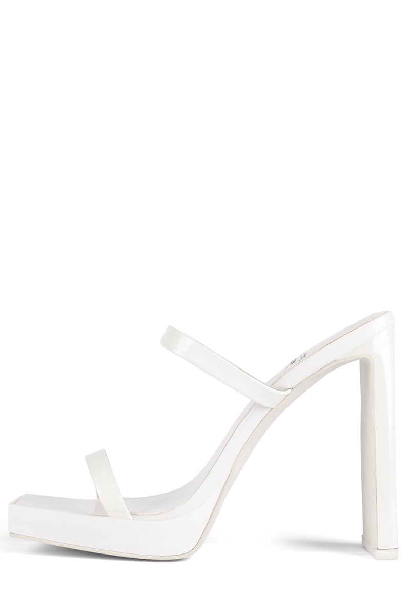 White Women\'s Jeffrey Campbell Hustler Heels | RFJING-578