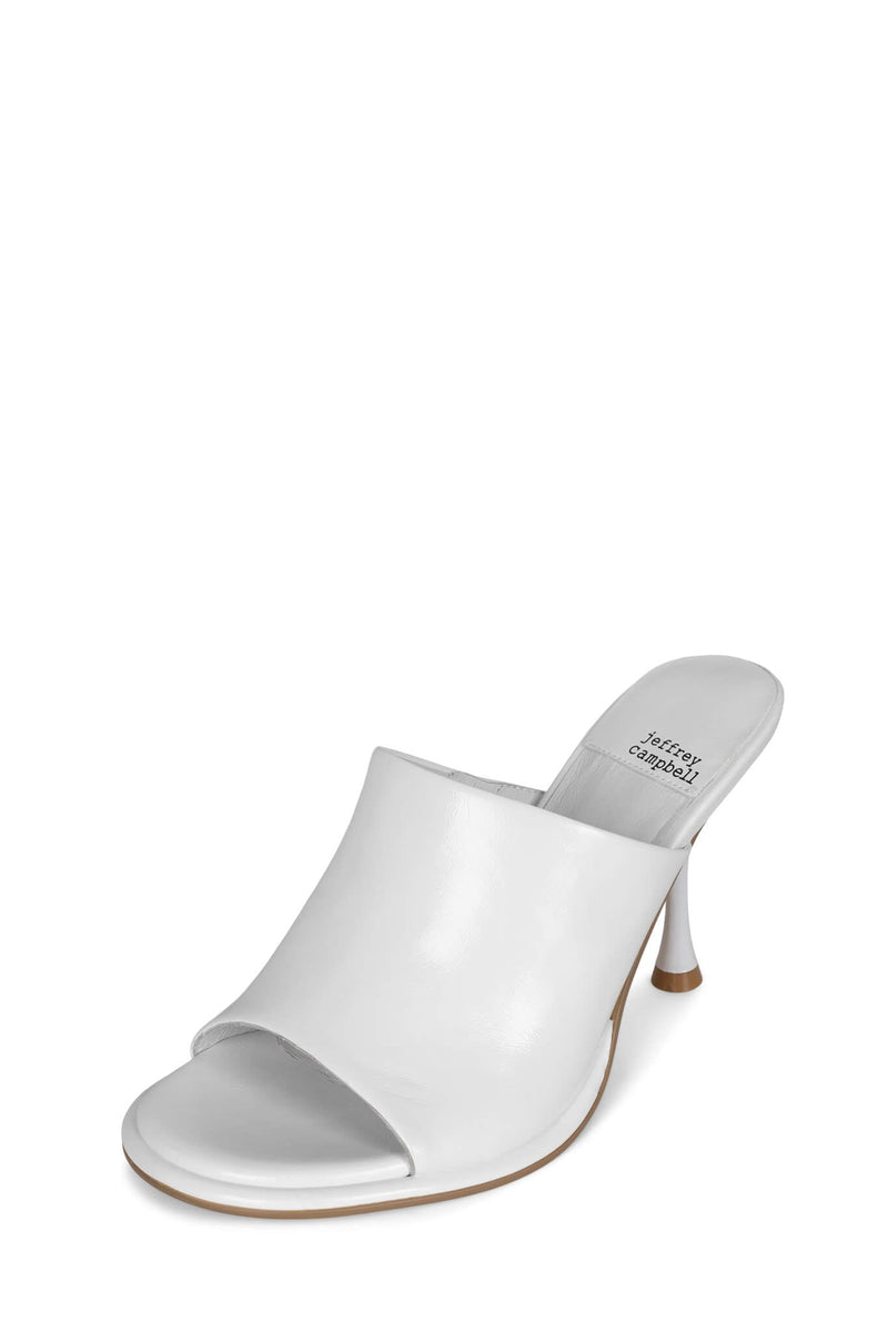 White Women's Jeffrey Campbell Implicit Heels | GYHKPN-462