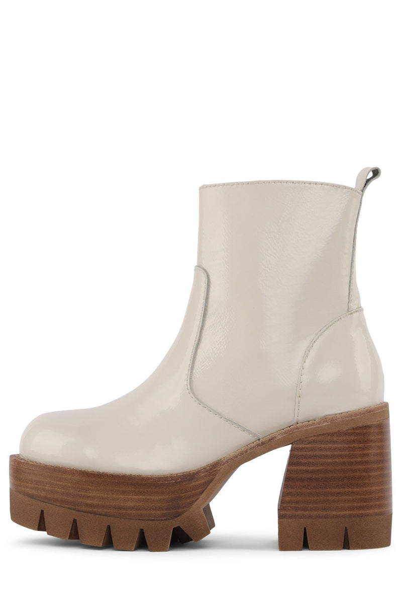 White Women\'s Jeffrey Campbell Quavo Ankle Boots | ABIMRW-374