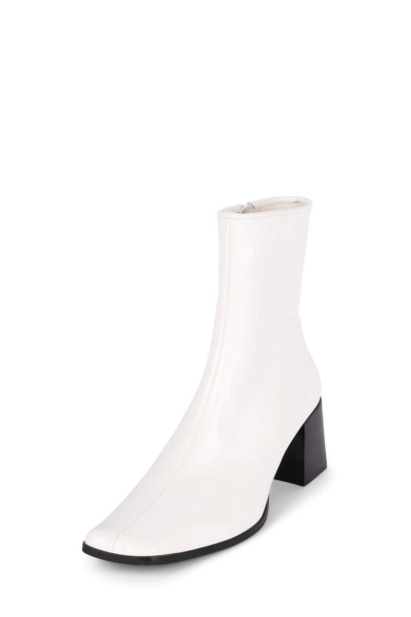 White Women's Jeffrey Campbell Slique Ankle Boots | EANTOF-971