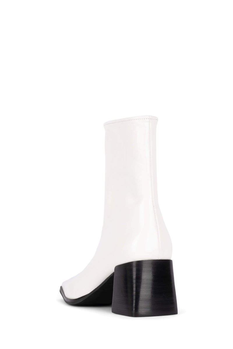 White Women's Jeffrey Campbell Slique Ankle Boots | EANTOF-971