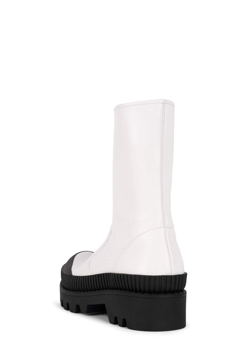 White Women's Jeffrey Campbell Tough Rain Boots | UWSXDK-291